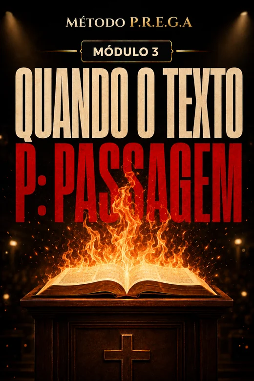Capa do módulo 3, Passagem